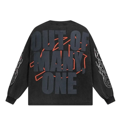 Godspeed Khaos Long Sleeve T-Shirt #1098 Black Wash 02