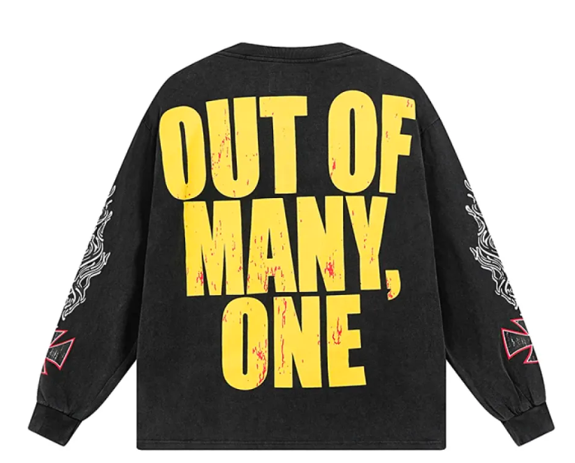 Godspeed Long Lonely Road L/S Thermal Tee #1100 Black Wash