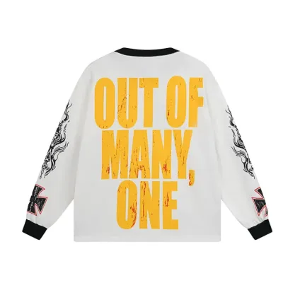 Godspeed Long Lonely Road Long Sleeve T-shirt #3100 White 02