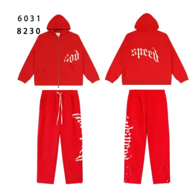 Godspeed OG Logo Sweatsuit G6031-8230 Red 01
