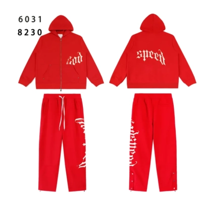 Godspeed OG Logo Sweatsuit G6031-8230 Red 01