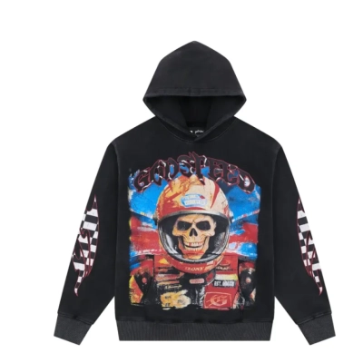 Godspeed Racer Goldie Hoodie Black 02