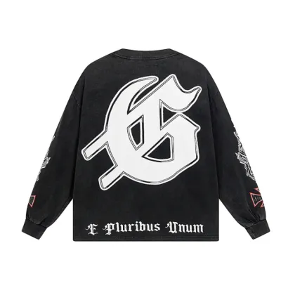 Godspeed Rocker Layered Long Sleeve T-shirt #1103 Black Wash 02