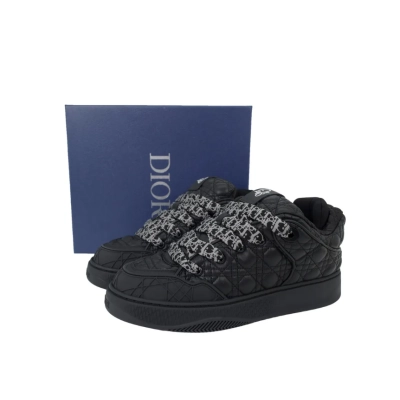 PKGoden Dior B9S Skater ERL Black Quilted Cannage Calfskin 3SN288ZTT_H900 02