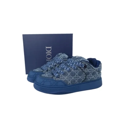 PKGoden Dior B9S Skater ERL Kumo Cannage Satin Blue Blue 02
