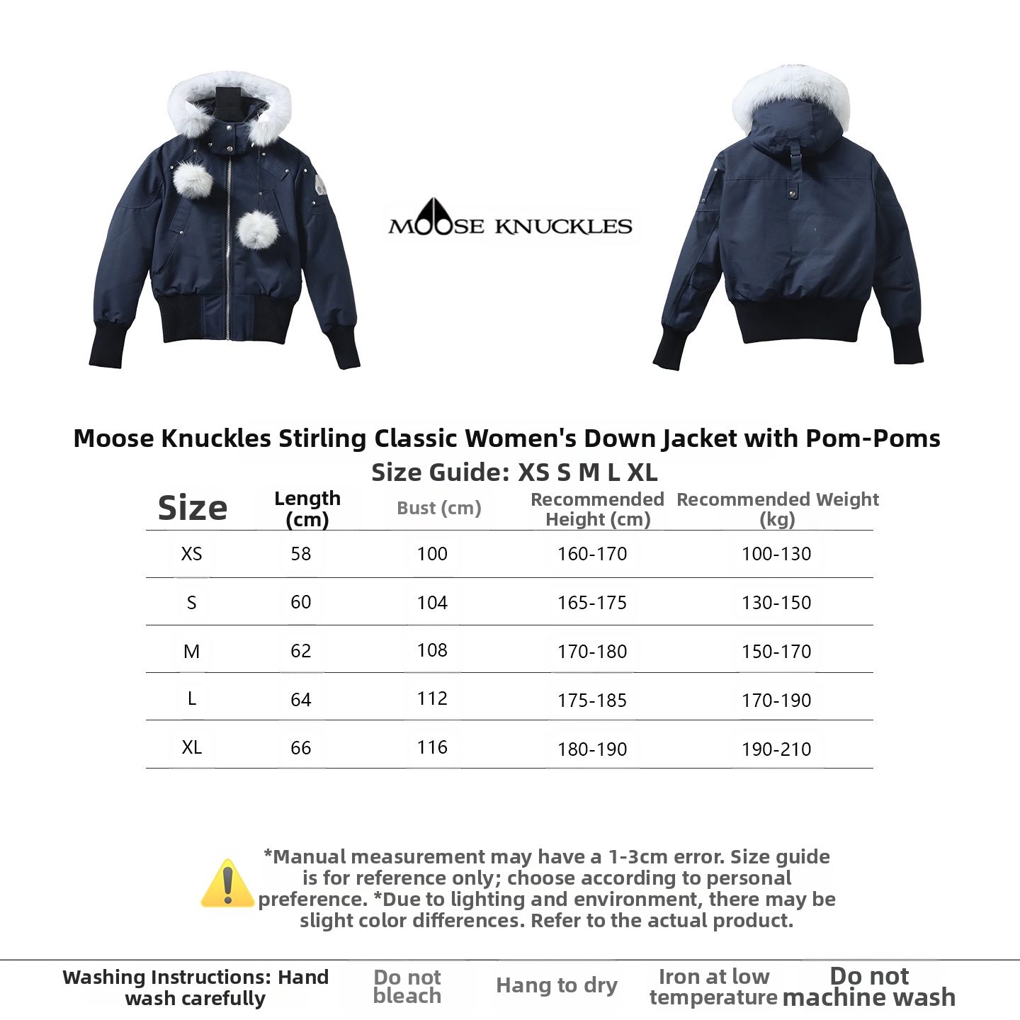 Moose Knuckles 03 Golden Scissors Short Down Jacket Black