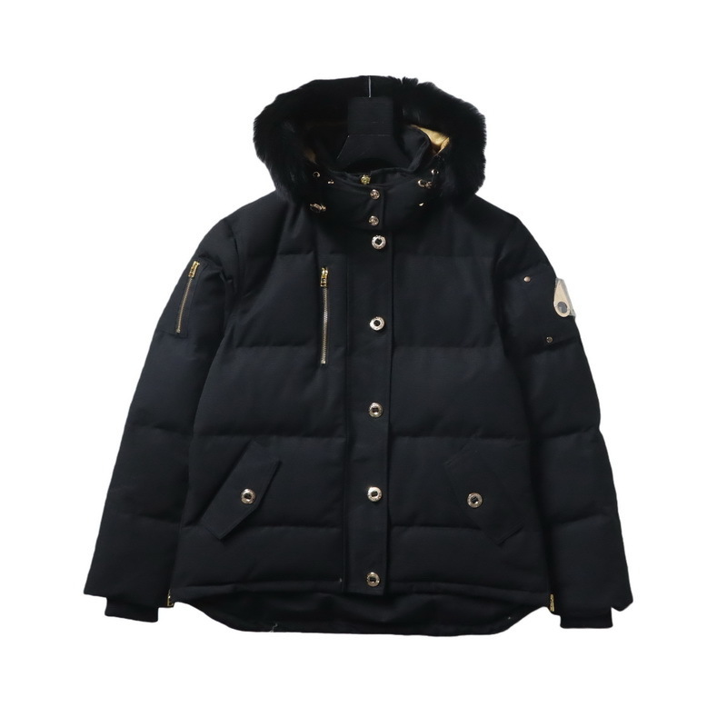 Moose Knuckles 05 Gold Scissors Down Jacket Black