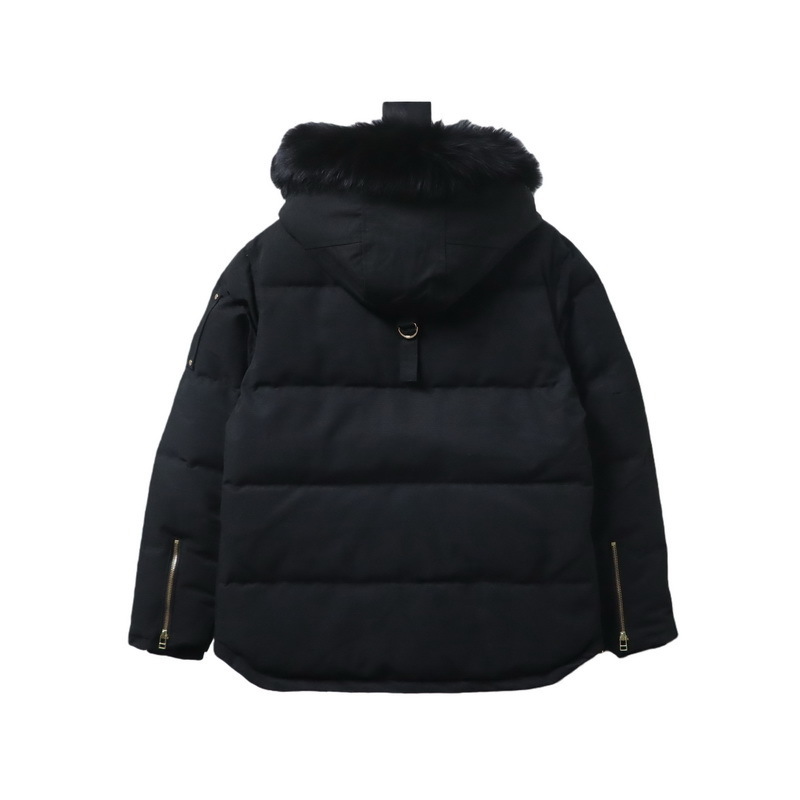 Moose Knuckles 06 Classic Down Jacket with Gold Scissors Black
