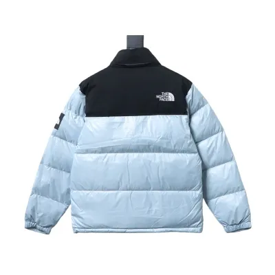 The North Face Large Check Down Jacket Blue-Black 02