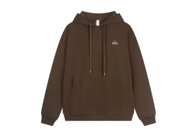 Alo Yoga Accolade Hoodie Brown 01