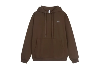 Alo Yoga Accolade Hoodie Brown 01