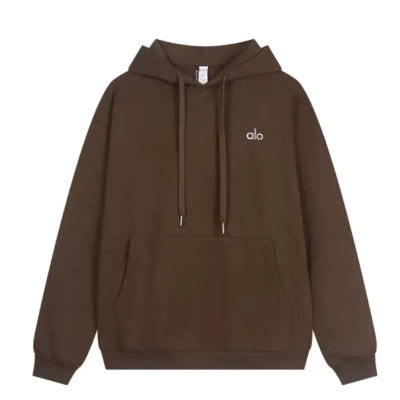 Alo Yoga Accolade Hoodie Brown 01