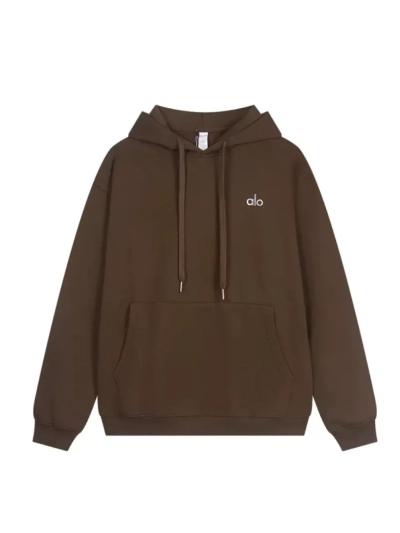 Alo Yoga Accolade Hoodie Brown 01