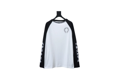 Chrome Hearts 25FW Black Label Patchwork Print Long-Sleeve T-Shirt Black 01