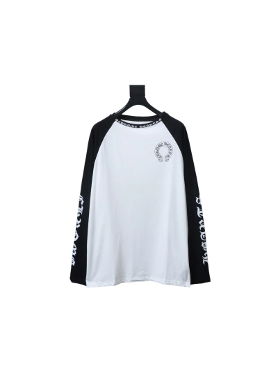 Chrome Hearts 25FW Black Label Patchwork Print Long-Sleeve T-Shirt Black 01
