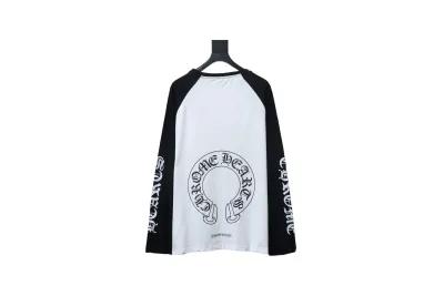 Chrome Hearts 25FW Black Label Patchwork Print Long-Sleeve T-Shirt Black 02