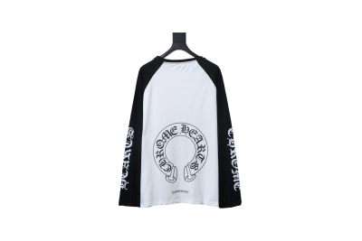 Chrome Hearts 25FW Black Label Patchwork Print Long-Sleeve T-Shirt Black 02