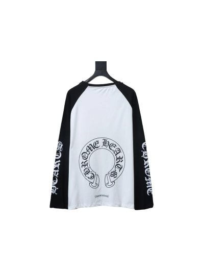 Chrome Hearts 25FW Black Label Patchwork Print Long-Sleeve T-Shirt Black 02