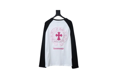 Chrome Hearts 25FW Embroidered Horseshoe Patchwork Long Sleeve T-Shirt Black 02