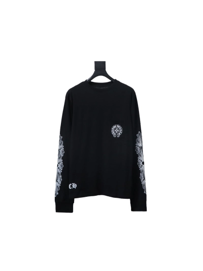 Chrome Hearts 25FW Horseshoe Print Long-Sleeve T-Shirt Black 01