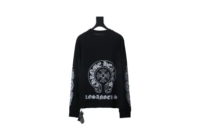 Chrome Hearts 25FW Horseshoe Print Long-Sleeve T-Shirt Black 02