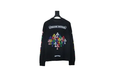Chrome Hearts 25FW Scroll Print Long-Sleeve T-Shirt Black 02