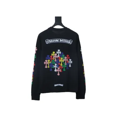 Chrome Hearts 25FW Scroll Print Long-Sleeve T-Shirt Black 02