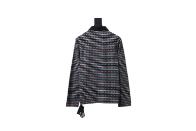 Chrome Hearts 25FW Striped Polo Long Sleeve T-Shirt 02