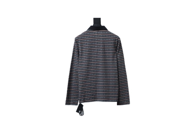 Chrome Hearts 25FW Striped Polo Long Sleeve T-Shirt 02
