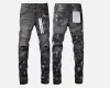 Purple Brand Fashion Men Black Jeans
