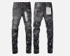 Purple Brand Fashion Men Black Jeans