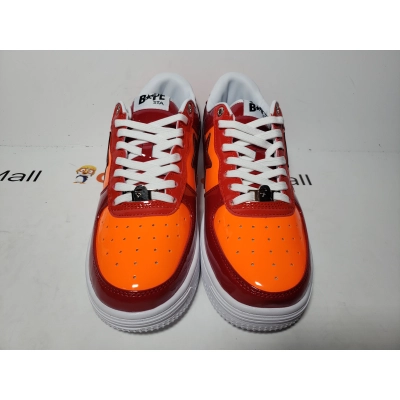 Special Sale A Bathing Ape Bape Sta Low White Dark Red Mirror Surface 1H20 191 046 02