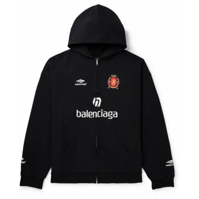 Balenciaga 2024 Soccer Jersey Zip-Up Hoodie  01