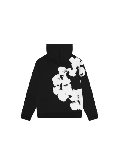 Denim Tears Big Cotton Wreath Hoodie Black 02