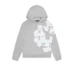 Denim Tears Big Cotton Wreath Hoodie Grey