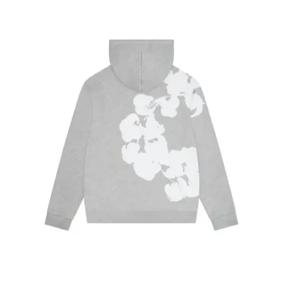 Denim Tears Big Cotton Wreath Hoodie Grey 02
