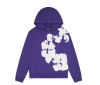 Denim Tears Big Cotton Wreath Hoodie Purple
