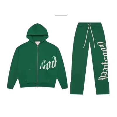 Godspeed OG Logo V2 Sweatsuit Green 01