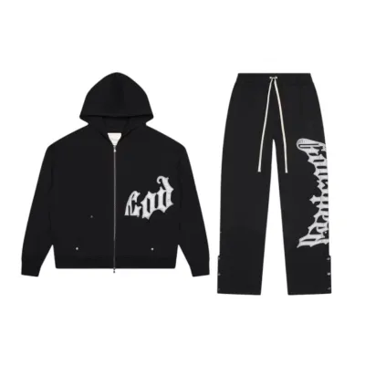 Godspeed OG Logo V2 Sweatsuit Black 01
