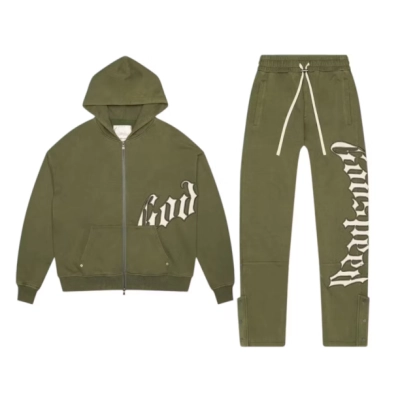 Godspeed OG Logo V2 Sweatsuit Olive 01