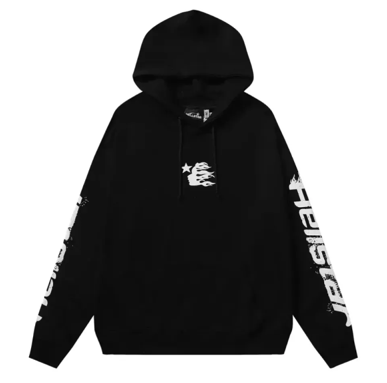 Hellstar Speed Hoodies #2230 Black White