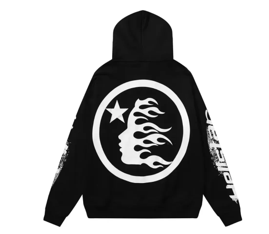 Hellstar Speed Hoodies #2230 Black White