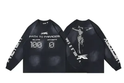 Hellstar Scoreboard Long-Sleeve T-Shirt #650 Black 01