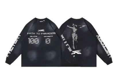 Hellstar Scoreboard Long-Sleeve T-Shirt #650 Black 01