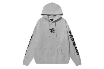 Hellstar Speed Hoodies #2230 Black Grey 01