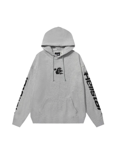 Hellstar Speed Hoodies #2230 Black Grey 01