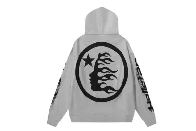 Hellstar Speed Hoodies #2230 Black Grey 02