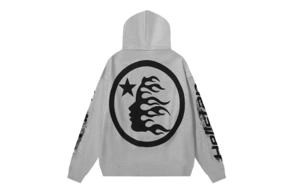 Hellstar Speed Hoodies #2230 Black Grey 02