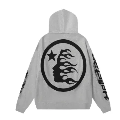 Hellstar Speed Hoodies #2230 Black Grey 02