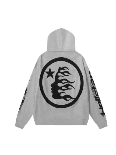 Hellstar Speed Hoodies #2230 Black Grey 02